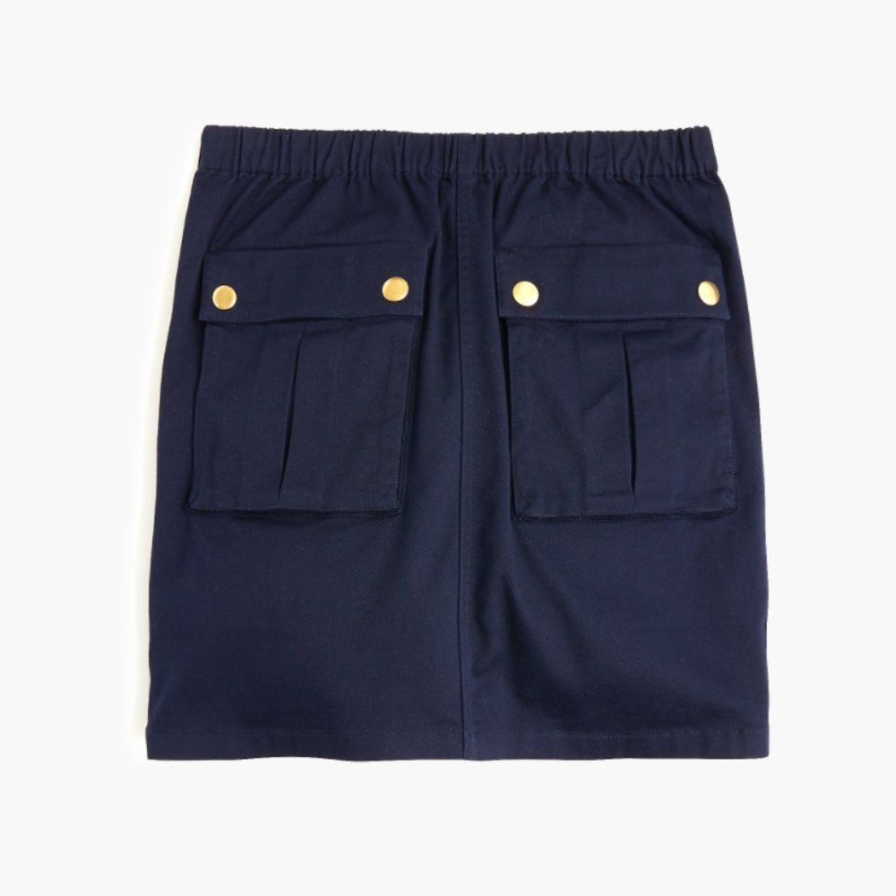 J. Crew | Pull On Mini Skirt with Patch Pockets